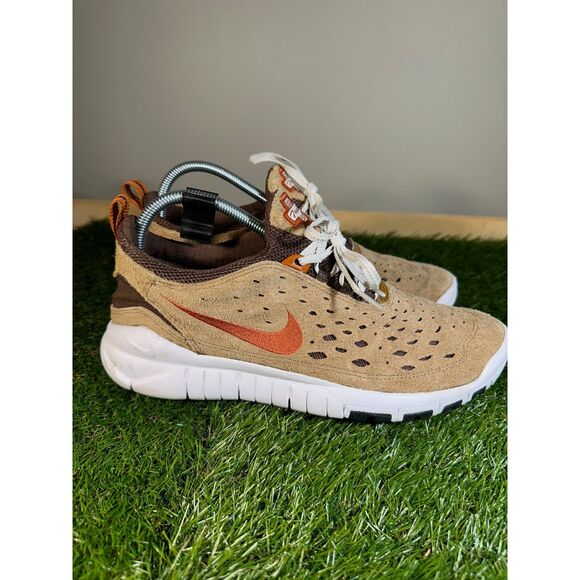 Nike Free Run Trail Dark Driftwood Russet Mens Size 9.5 Running Shoes CW5814-200 - Picture 1 of 10